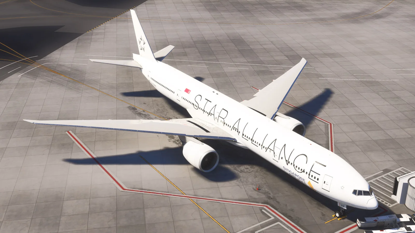 Boeing 777-300ER Singapore Airlines Star Alliance (9V-SWM) — Gallery 22