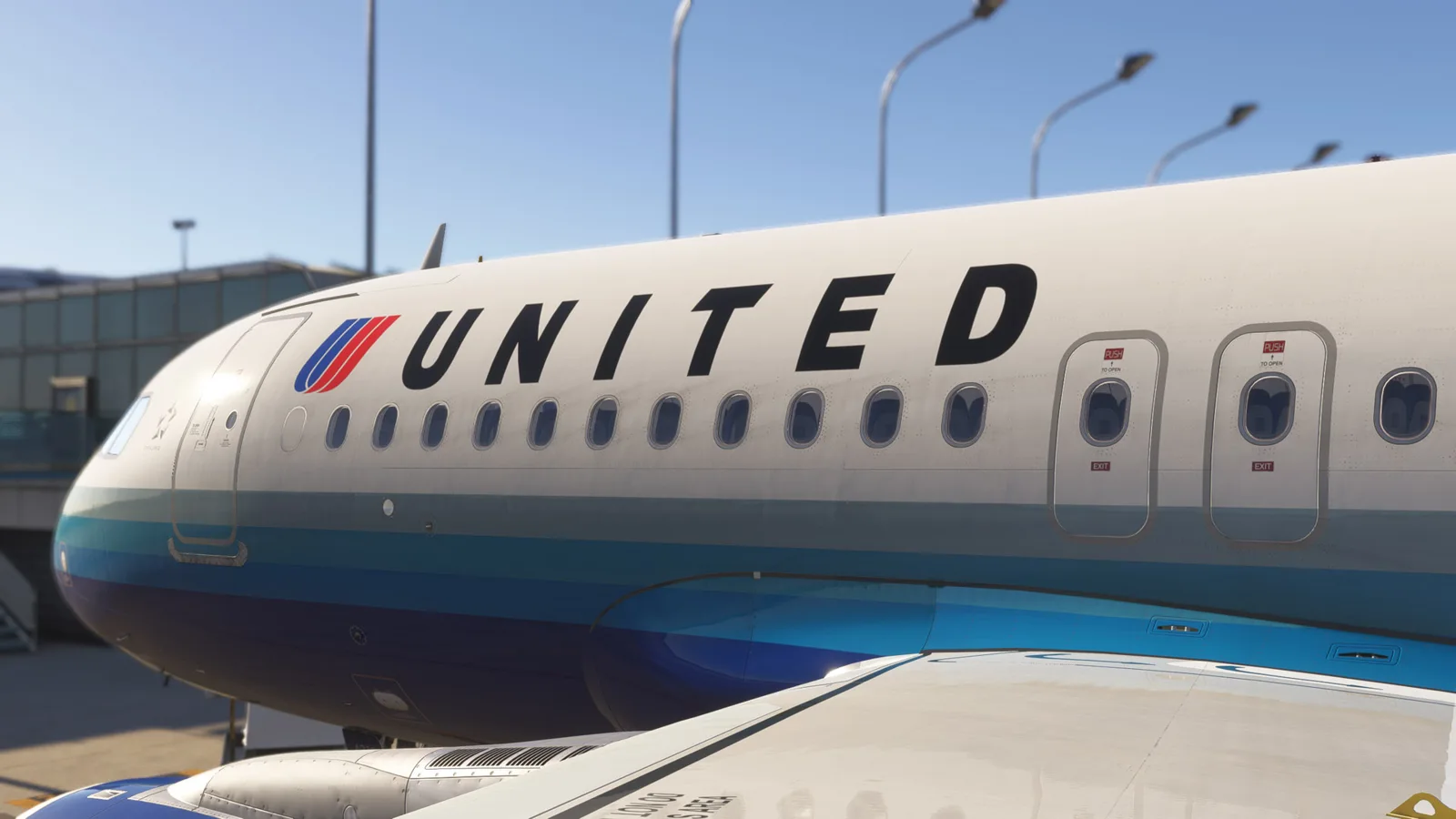 Airbus A320 United Blue Tulip (N873UA) Fictional — Gallery 23