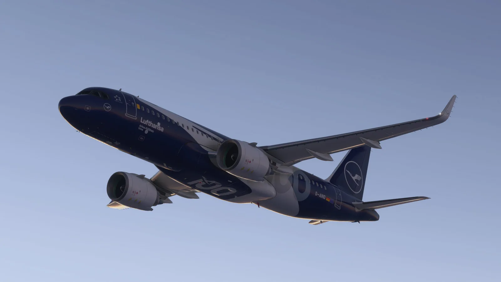 Airbus A320neo Lufthansa 100th anniversary (D-AIND)
