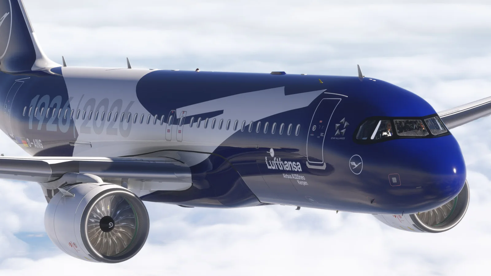 Airbus A320neo Lufthansa 100th anniversary (D-AING) — Gallery 18