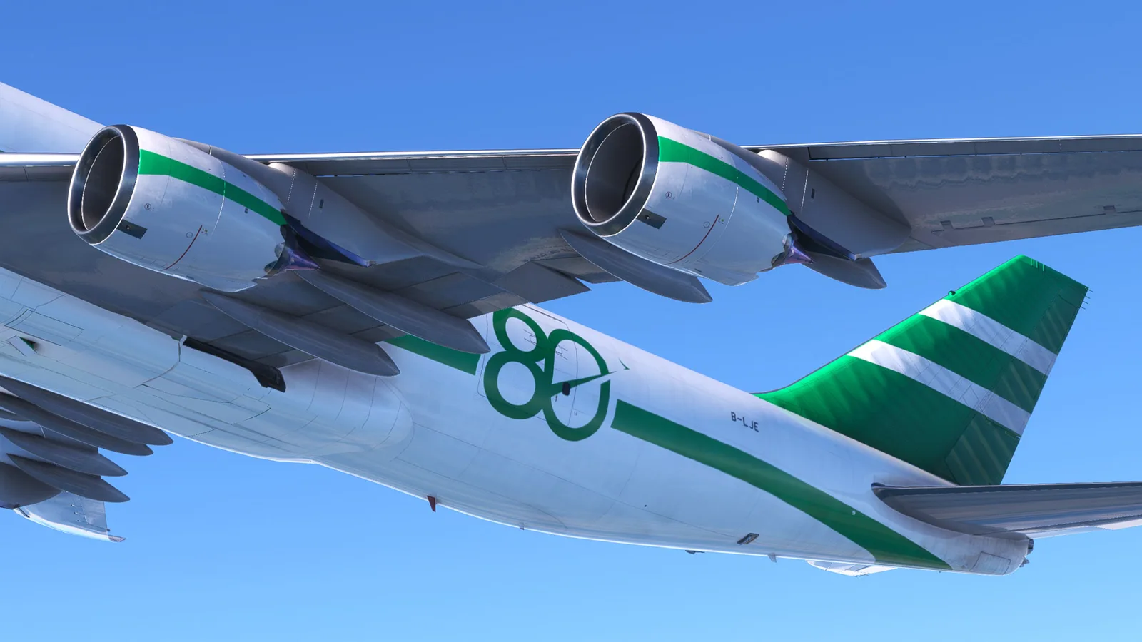 Boeing 747F Cathay Pacific Cargo 80th Anniversary (B-LJE)