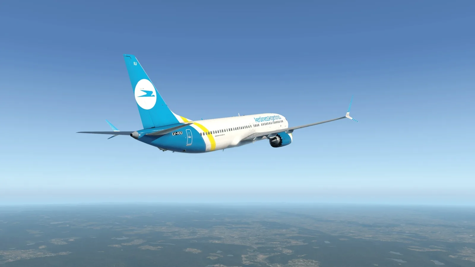 Zibo Boeing 737 MAX 8 Aerolíneas Argentinas (LV-KIU) — Gallery 9