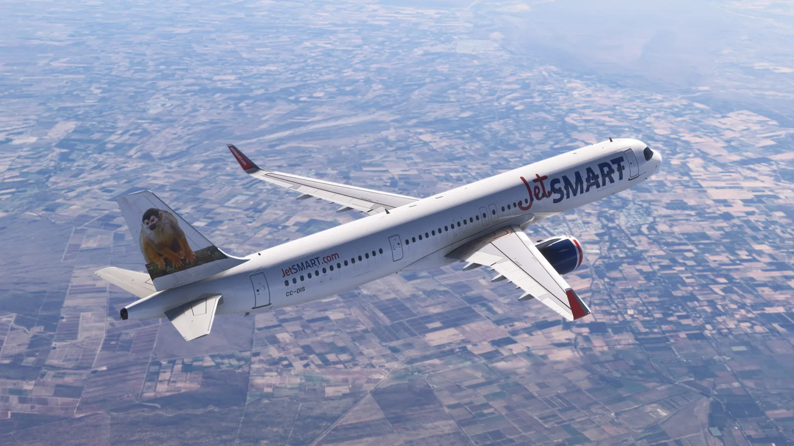 Airbus A321neo JetSMART (CC-DIS) Mono Ardilla — Gallery 12