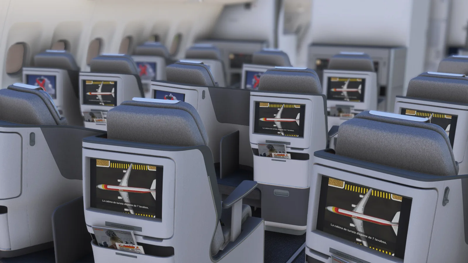 Airbus A340-300 Iberia (EC-HQH) — Gallery 20