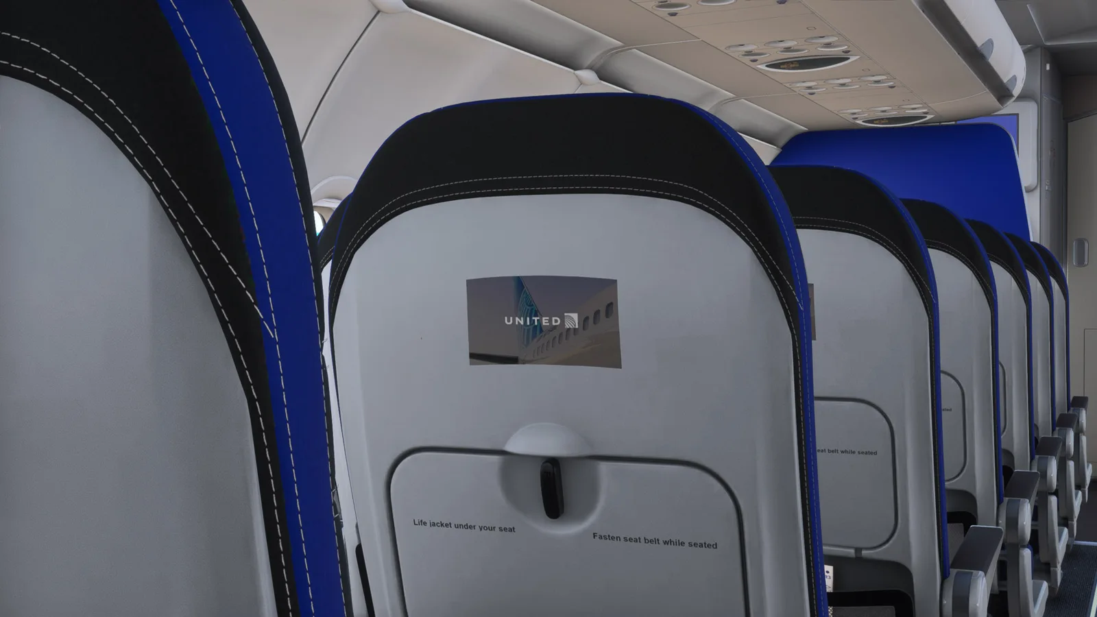 Airbus A320 United Blue Tulip (N873UA) Fictional — Gallery 33