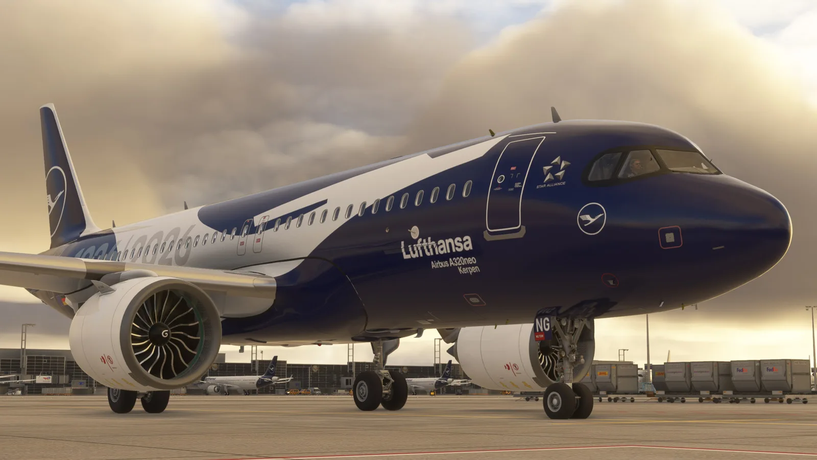 Airbus A320neo Lufthansa 100th anniversary (D-AING) — Gallery 21