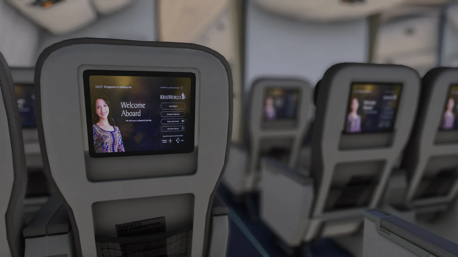Boeing 777-300ER Singapore Airlines Star Alliance (9V-SWM) — Gallery 33
