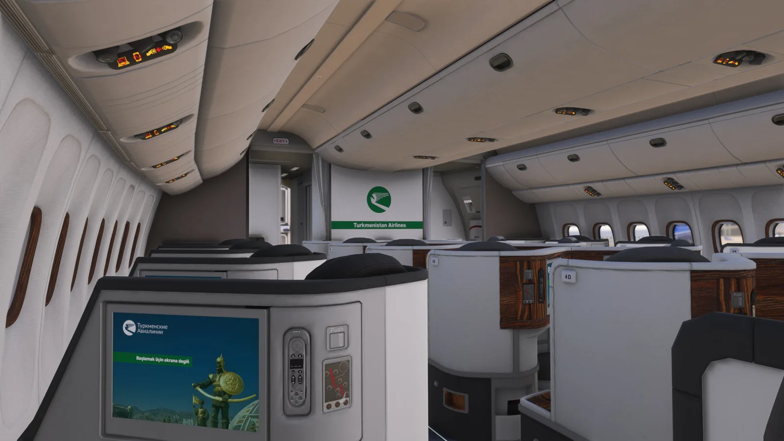 Boeing 777-200LR Turkmenistan Airlines (EZ-A780) — Gallery 16