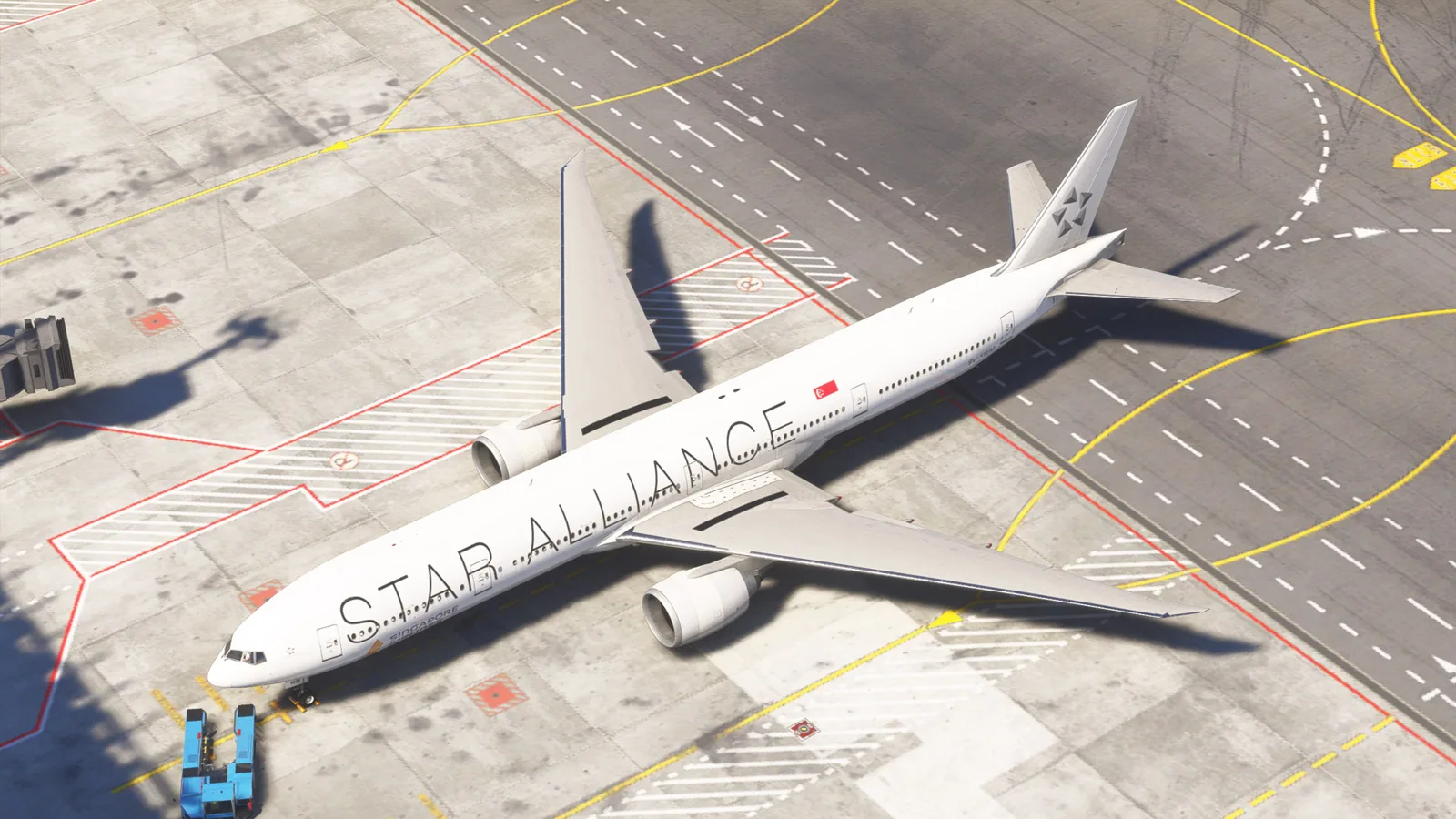 Boeing 777-300ER Singapore Airlines Star Alliance (9V-SWM) — Gallery 1