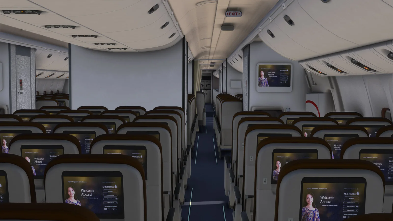 Boeing 777-300ER Singapore Airlines Star Alliance (9V-SWM) — Gallery 32