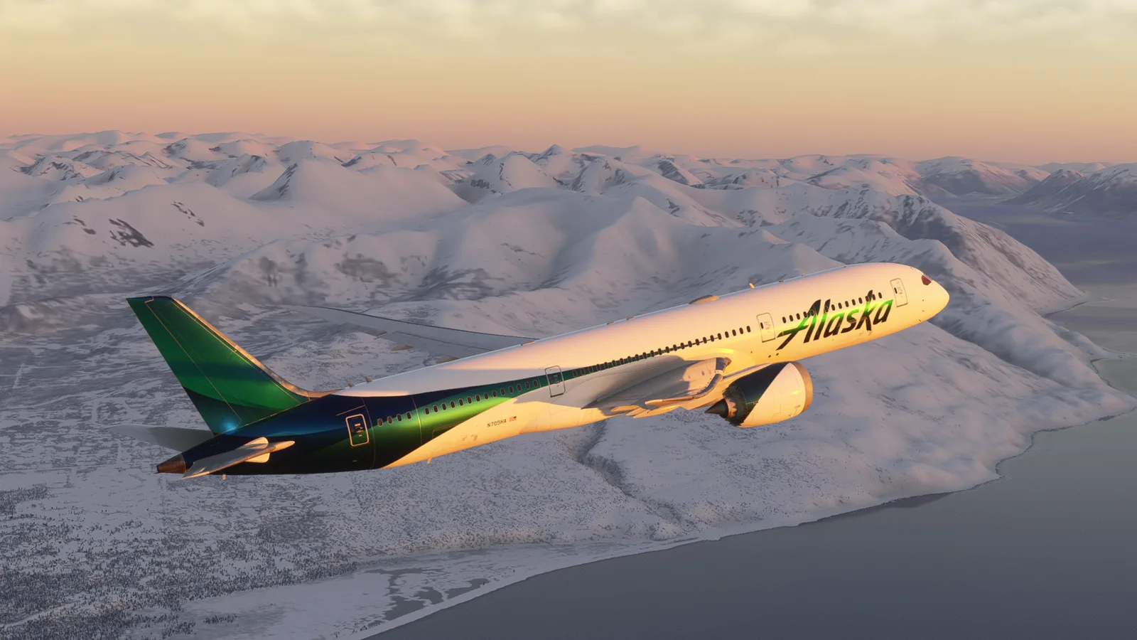 Boeing 787-9 Alaska (N705HA)
