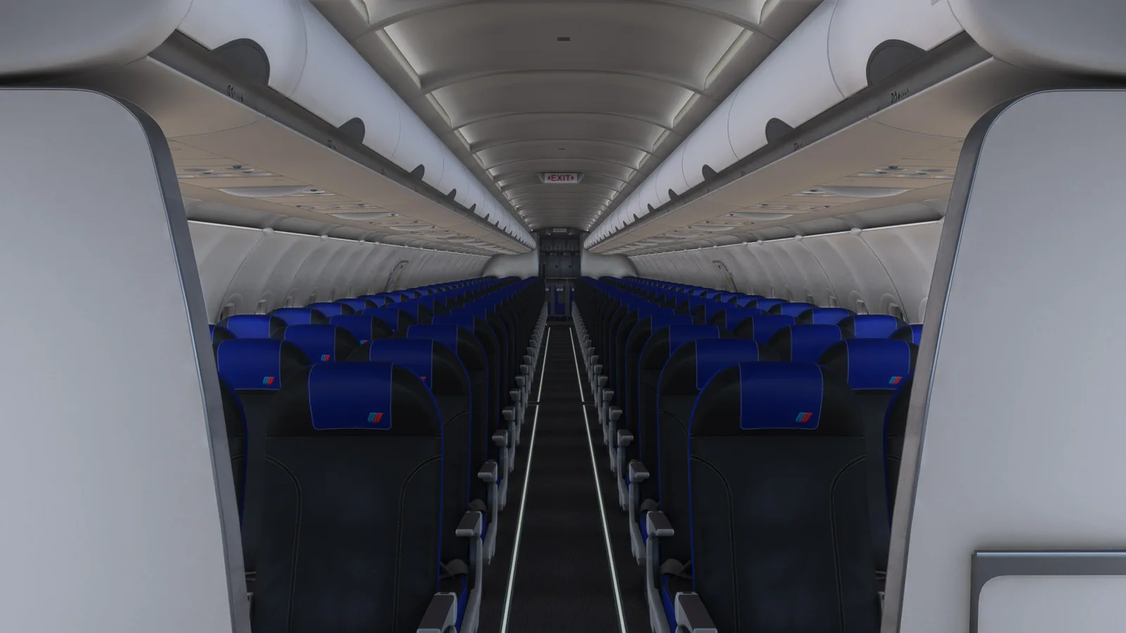 Airbus A320 United Blue Tulip (N873UA) Fictional — Gallery 32