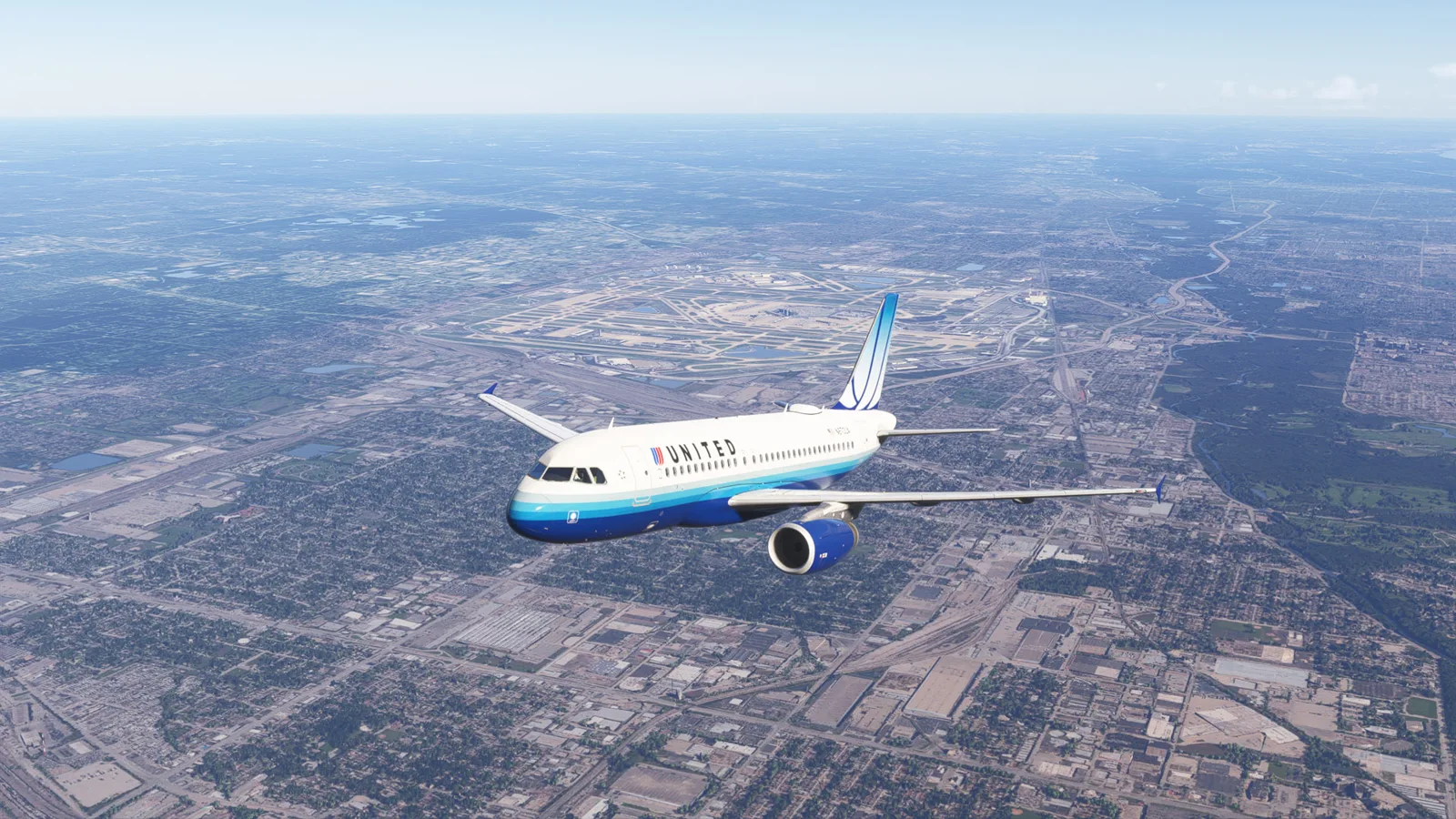 Airbus A320 United Blue Tulip (N873UA) Fictional — Gallery 17