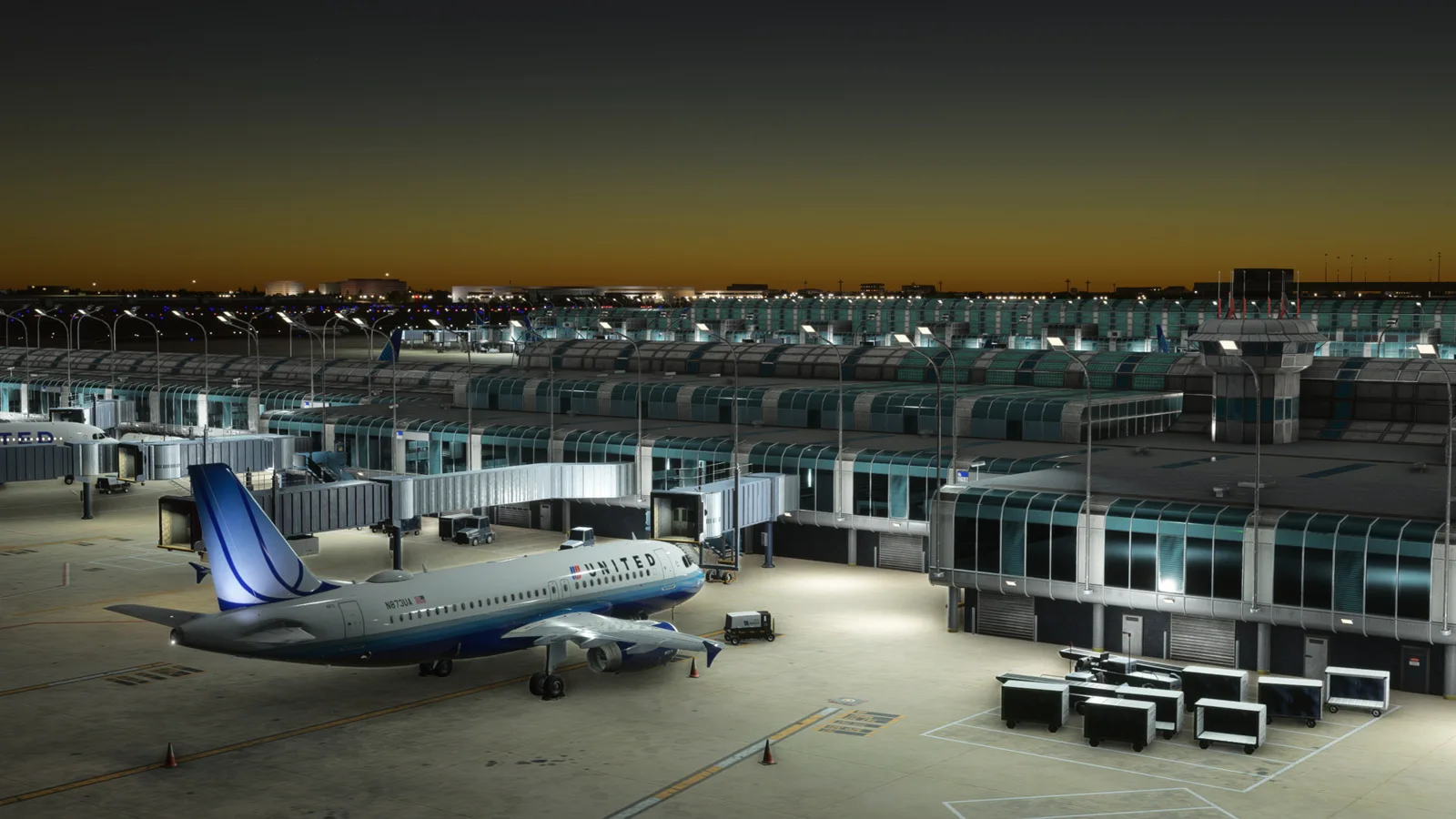 Airbus A320 United Blue Tulip (N873UA) Fictional — Gallery 4