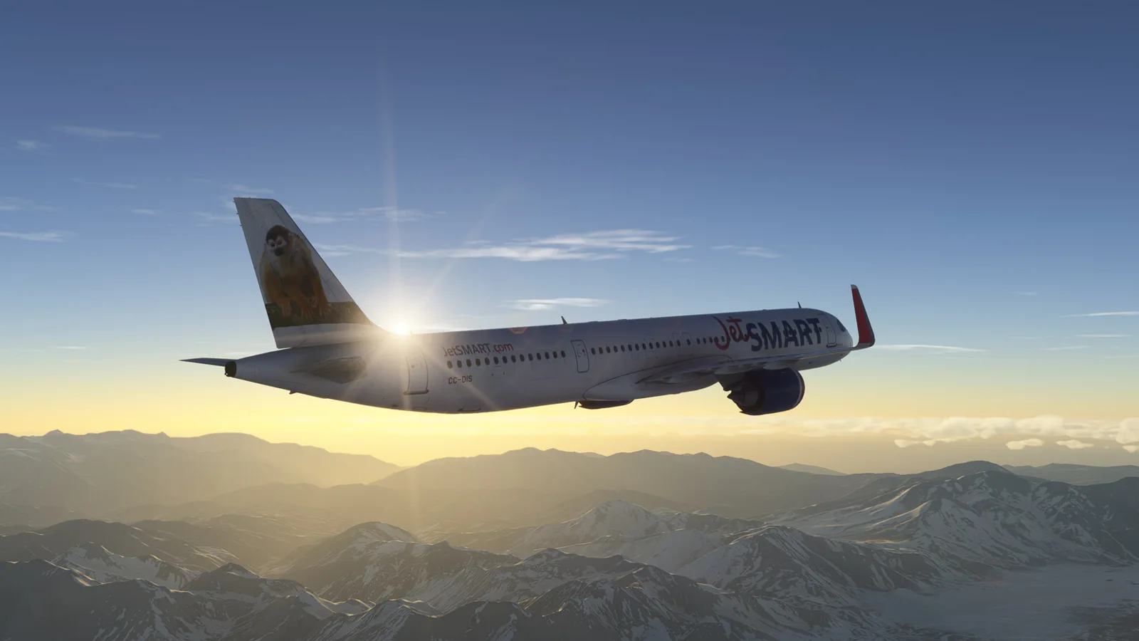 Airbus A321neo JetSMART (CC-DIS) Mono Ardilla — Gallery 25
