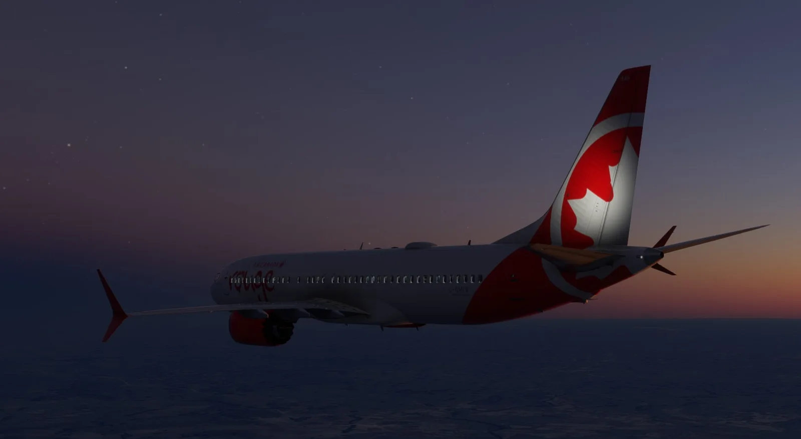 iFly 737 Max 8 Air Canada Rouge (C-GMIW) — Gallery 9