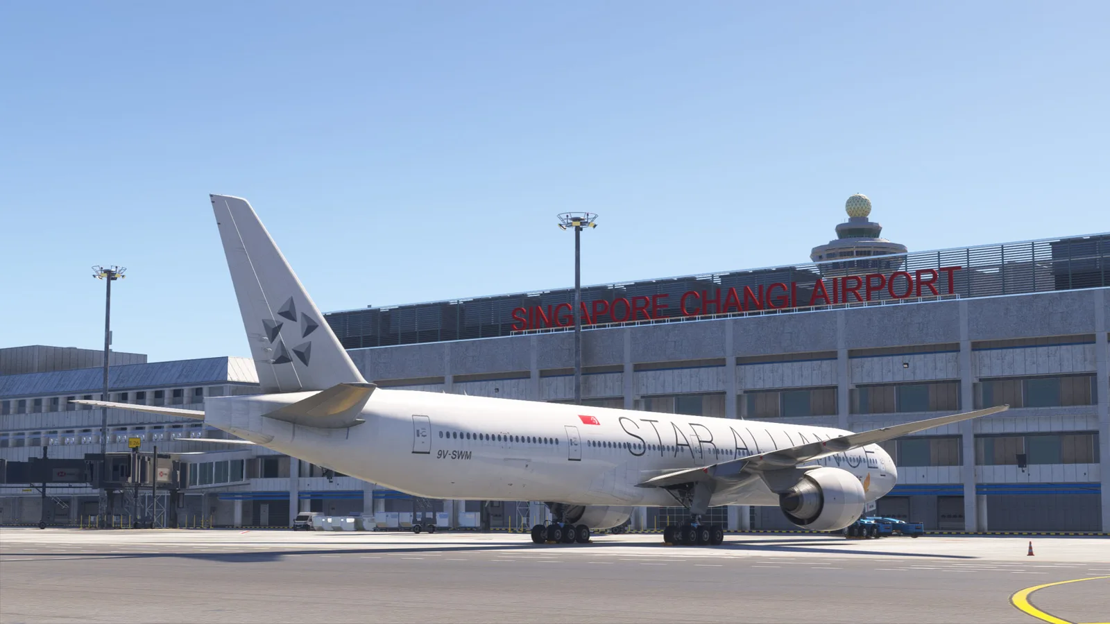 Boeing 777-300ER Singapore Airlines Star Alliance (9V-SWM) — Gallery 7