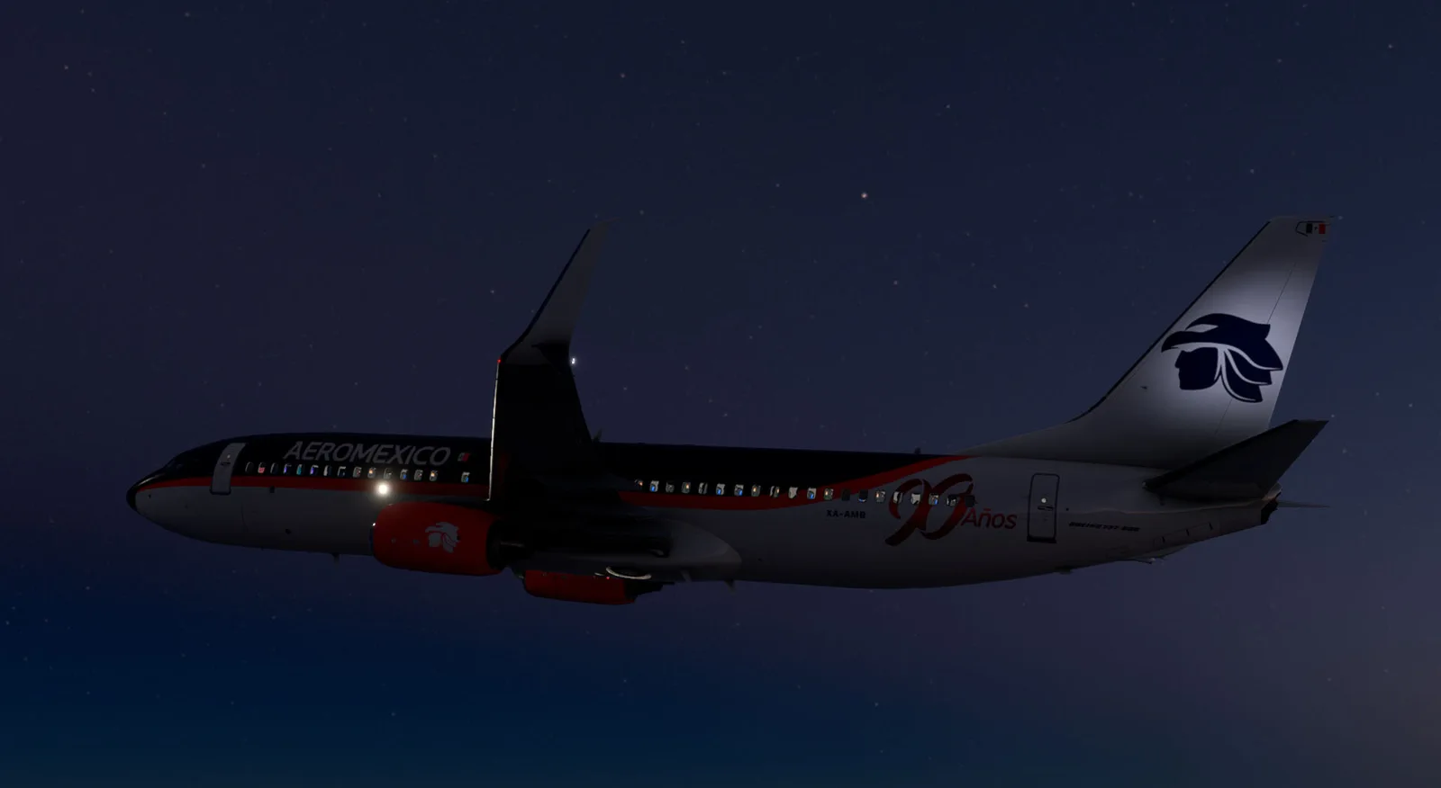 PMDG 737-800 Aeroméxico 90th Anniversary — Gallery 2