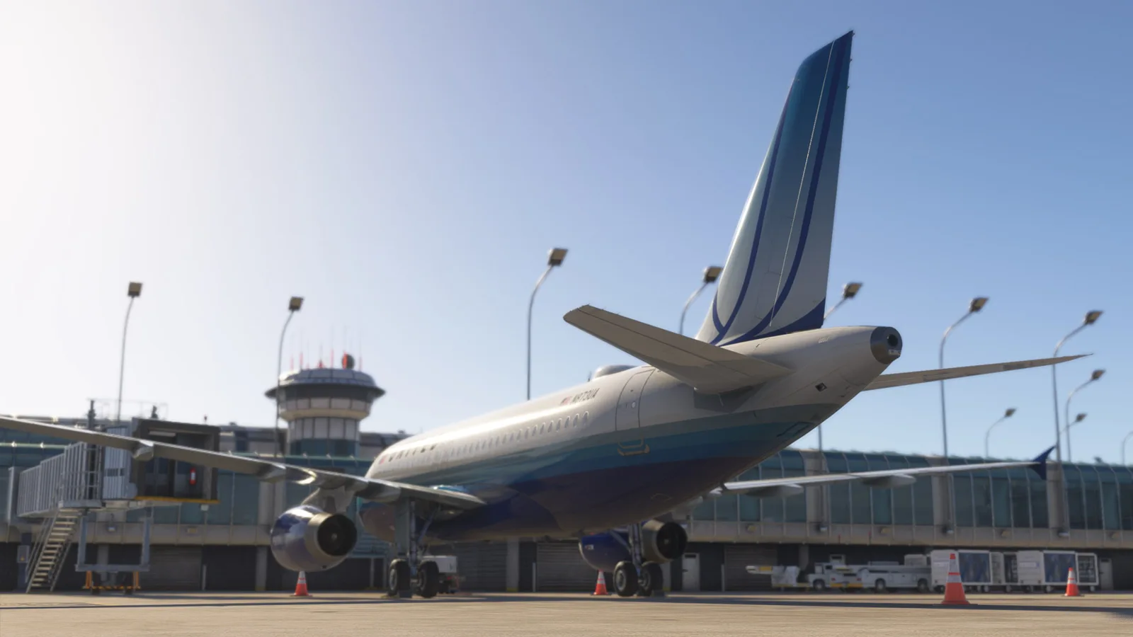 Airbus A320 United Blue Tulip (N873UA) Fictional — Gallery 25