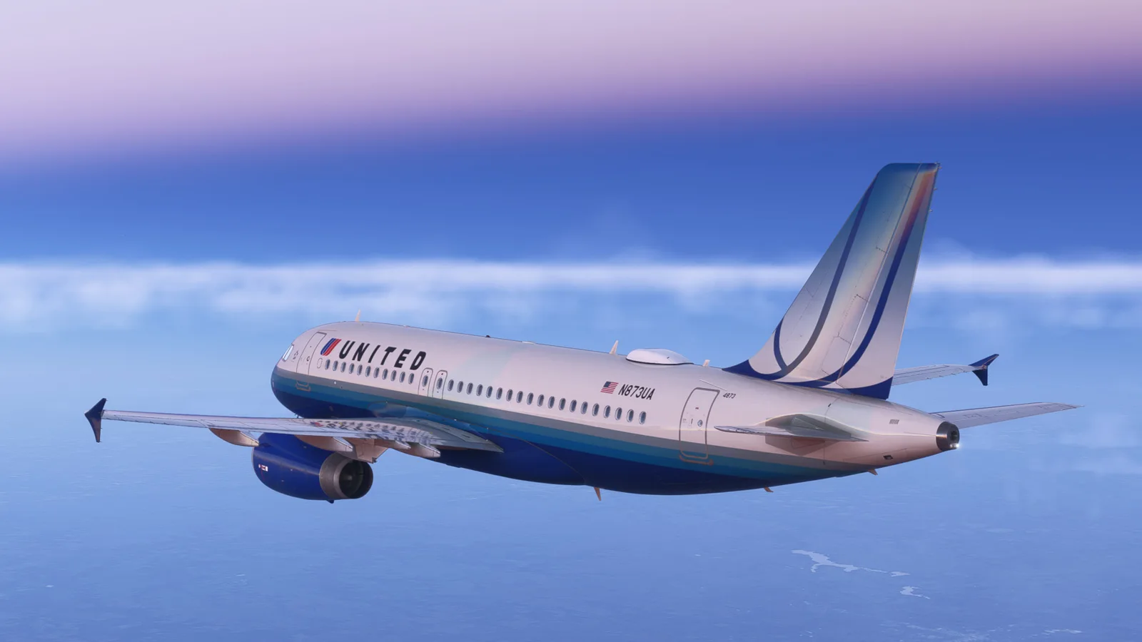 Airbus A320 United Blue Tulip (N873UA) Fictional — Gallery 5