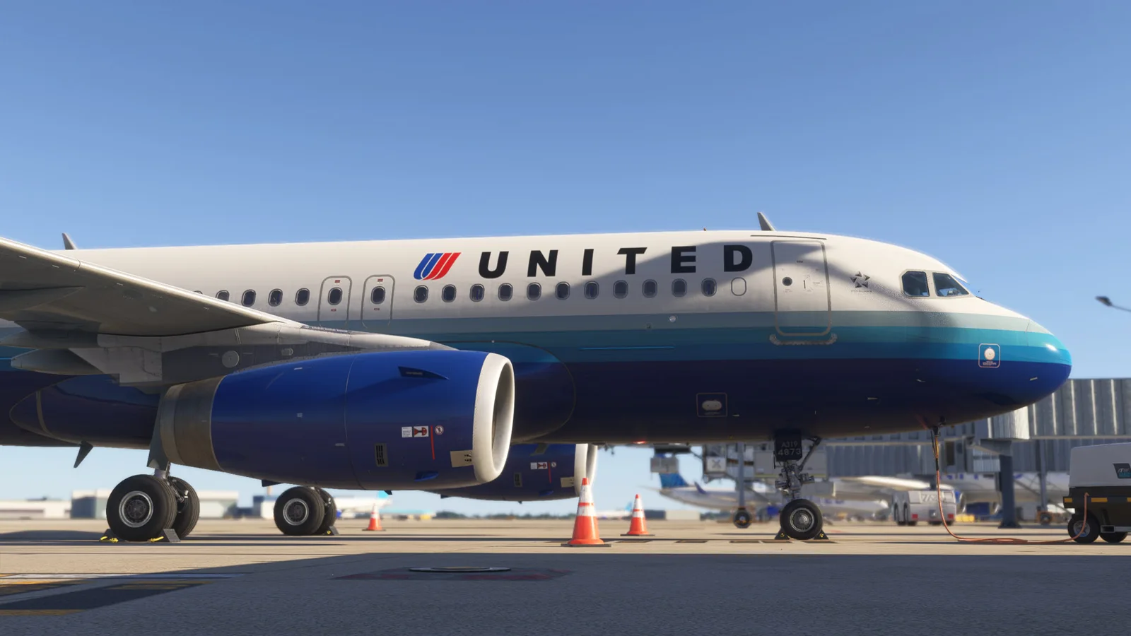 Airbus A320 United Blue Tulip (N873UA) Fictional — Gallery 10
