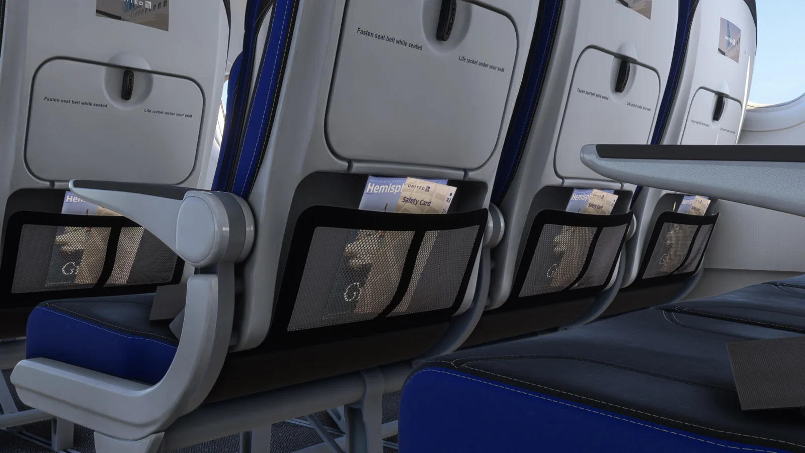 Airbus A320 United Blue Tulip (N873UA) Fictional — Gallery 34
