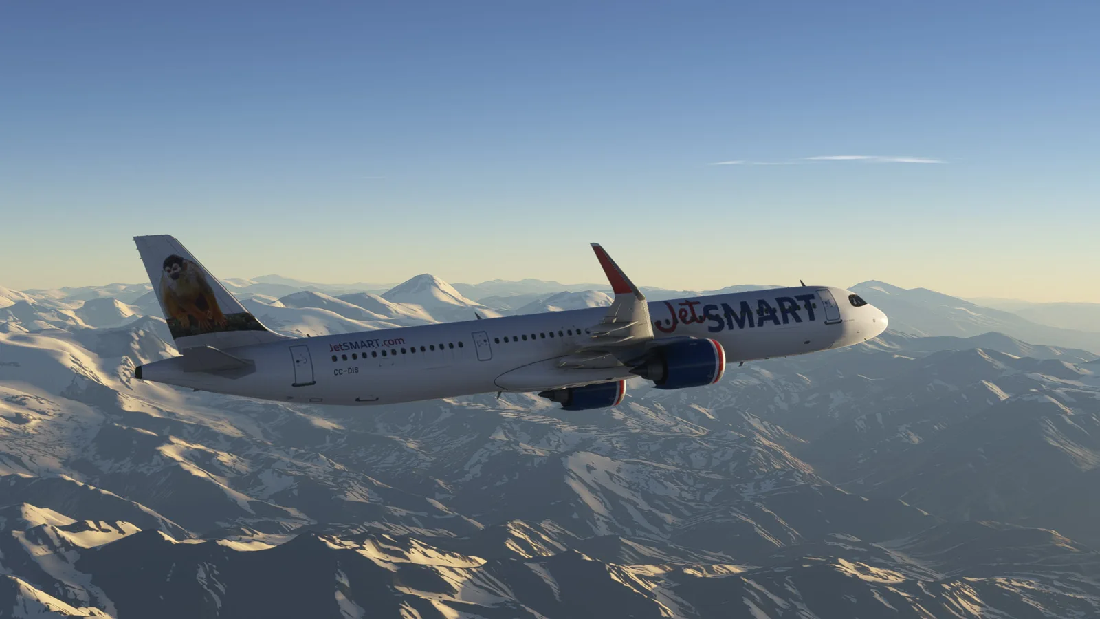 Airbus A321neo JetSMART (CC-DIS) Mono Ardilla — Gallery 18