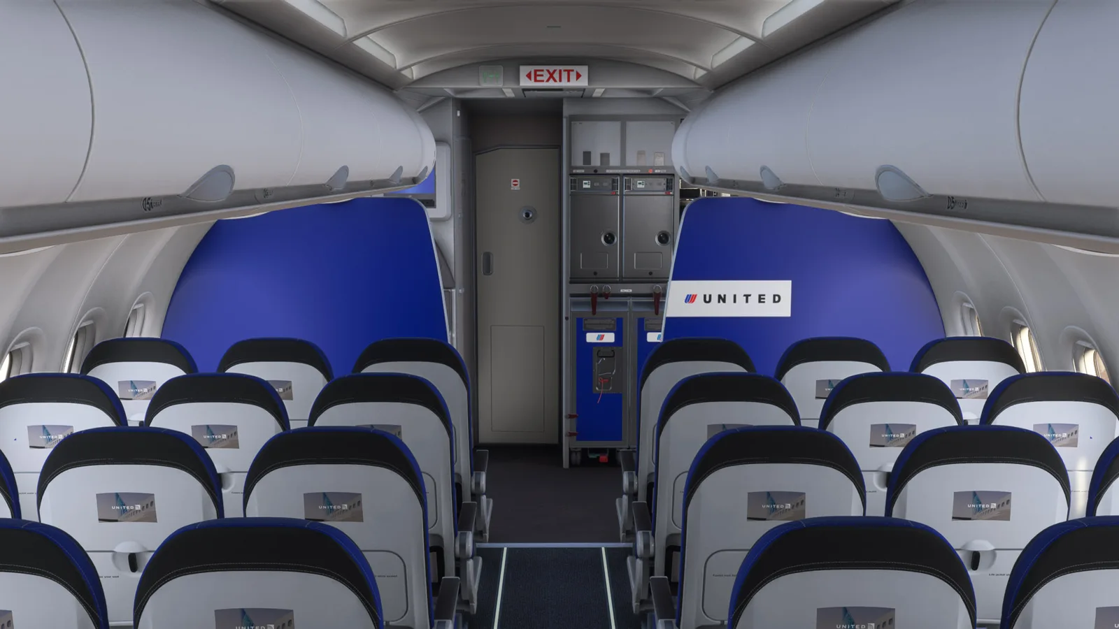 Airbus A320 United Blue Tulip (N873UA) Fictional — Gallery 35