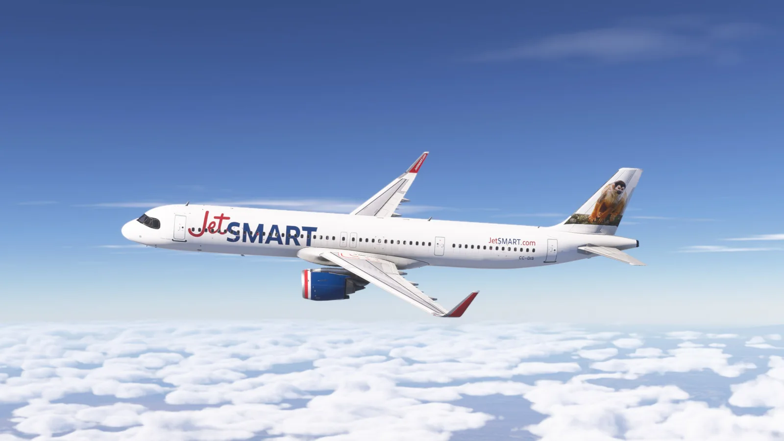 Airbus A321neo JetSMART (CC-DIS) Mono Ardilla — Gallery 8