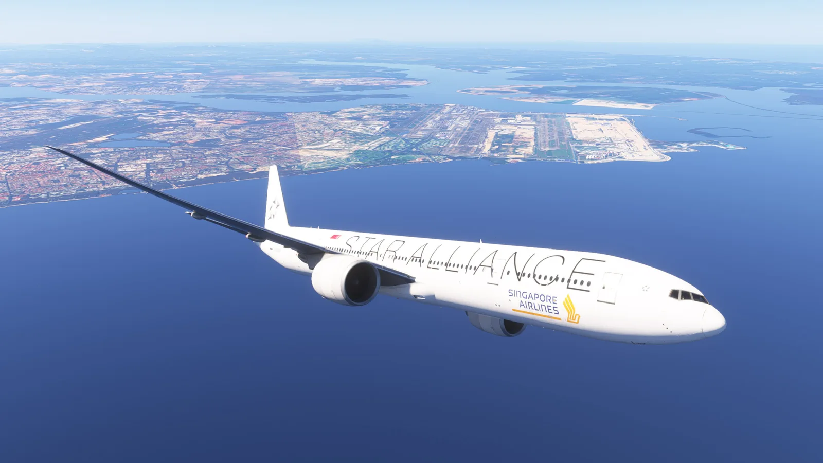 Boeing 777-300ER Singapore Airlines Star Alliance (9V-SWM) — Gallery 18