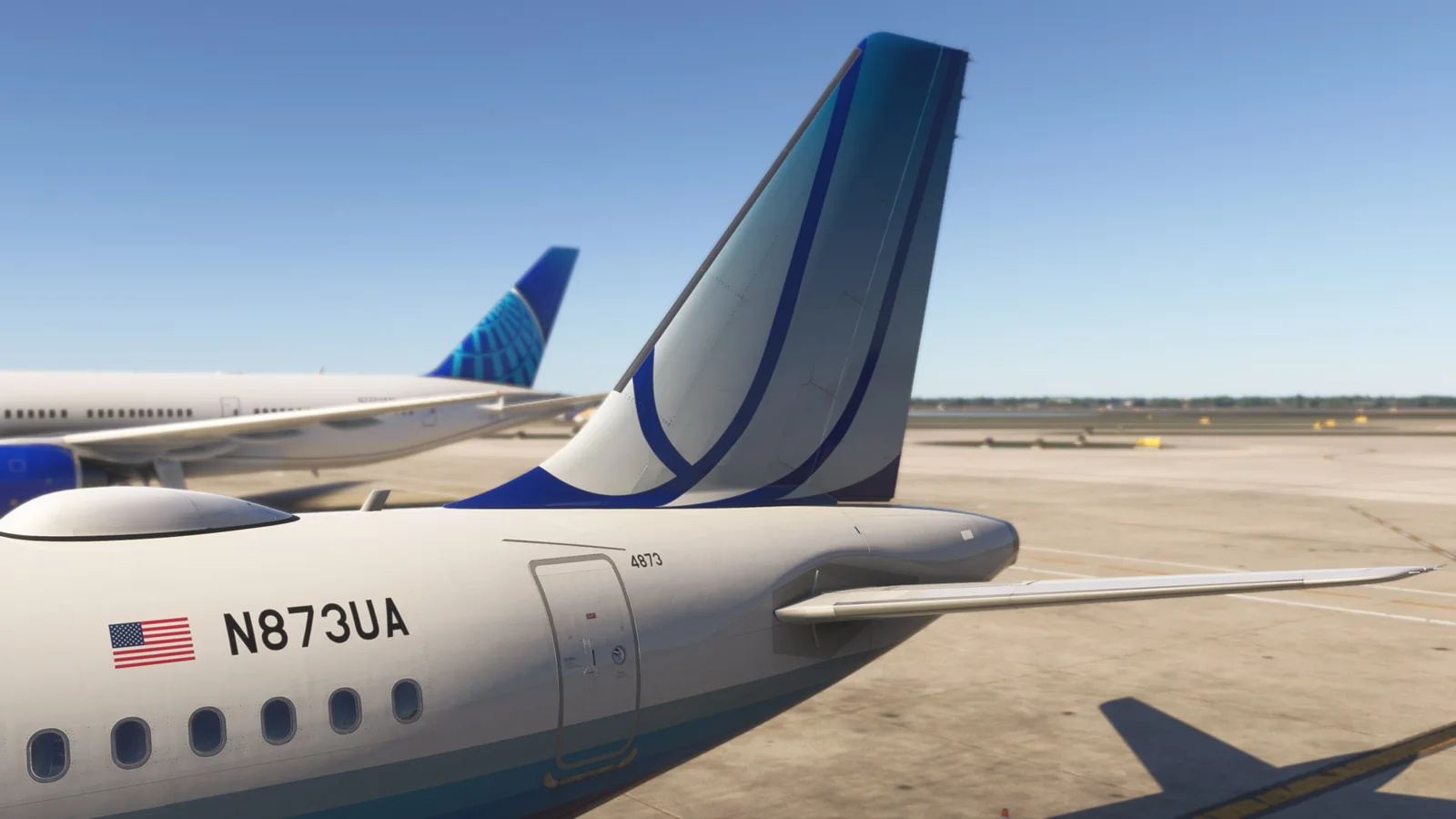 Airbus A320 United Blue Tulip (N873UA) Fictional — Gallery 22