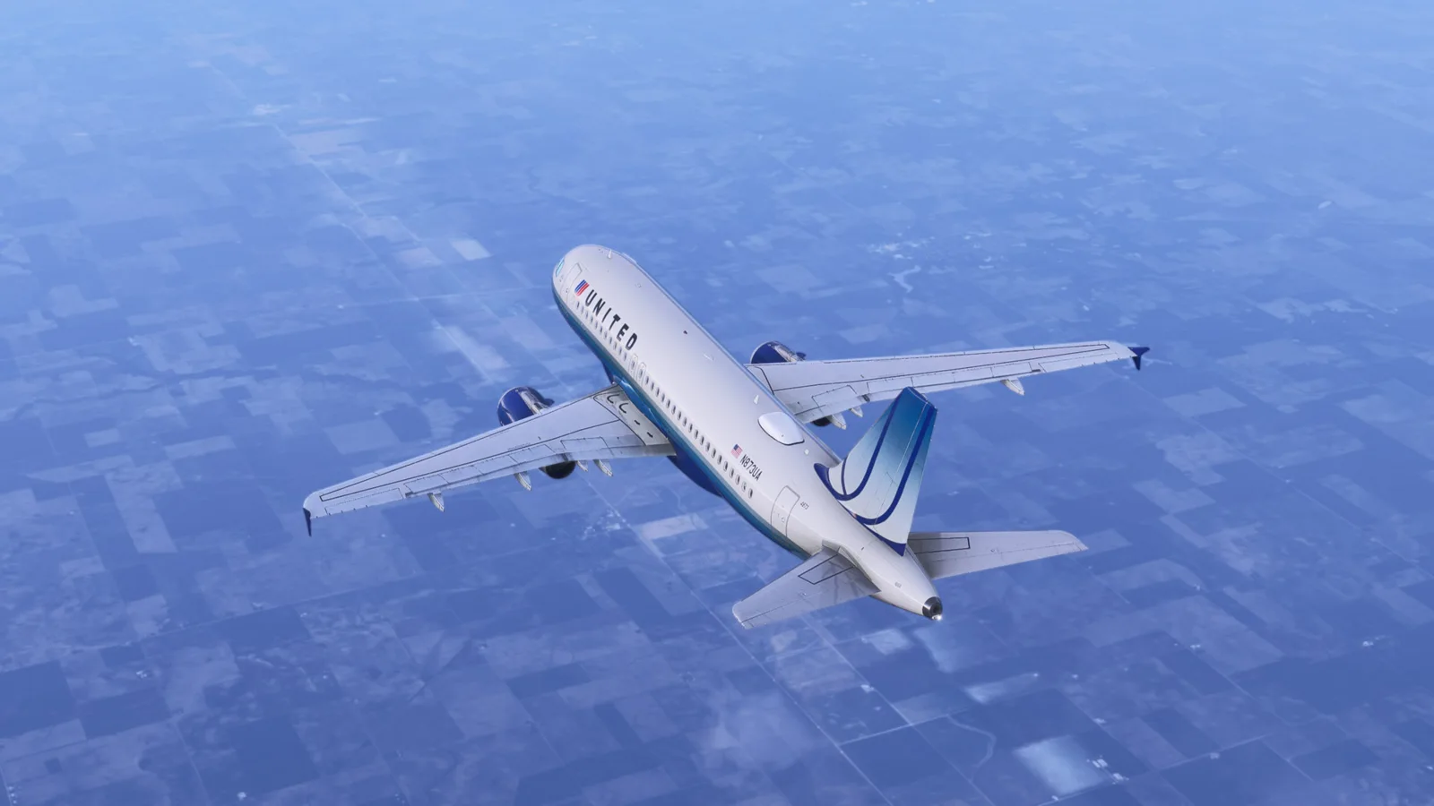 Airbus A320 United Blue Tulip (N873UA) Fictional — Gallery 1