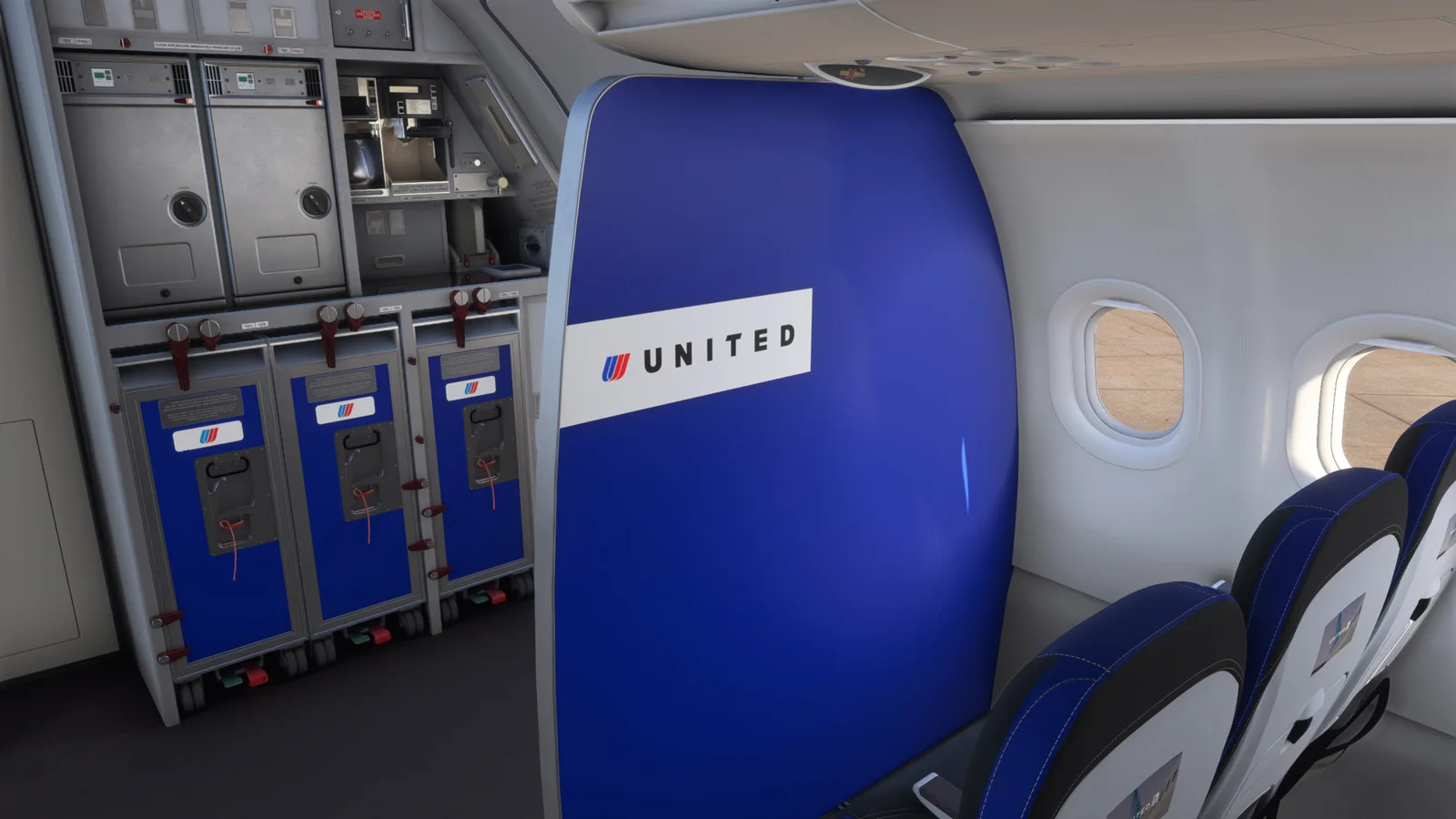 Airbus A320 United Blue Tulip (N873UA) Fictional — Gallery 31