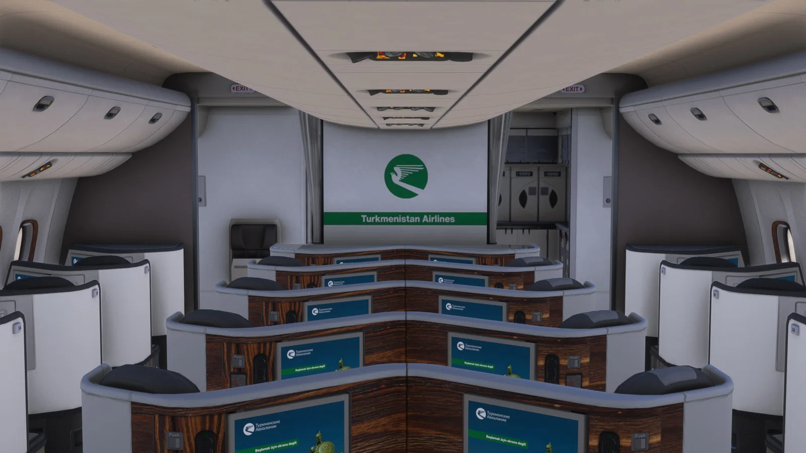 Boeing 777-200LR Turkmenistan Airlines (EZ-A780) — Gallery 8
