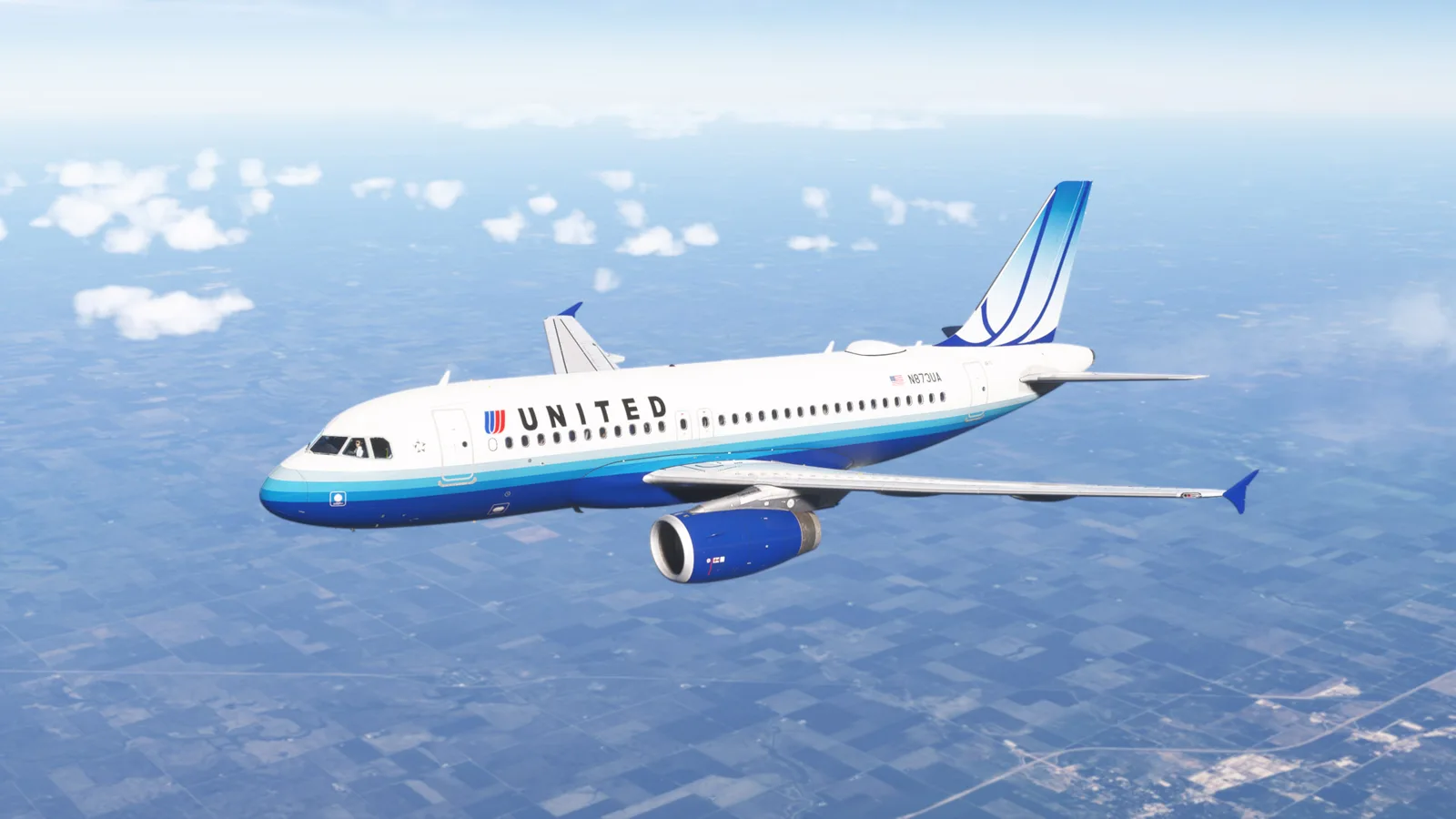 Airbus A320 United Blue Tulip (N873UA) Fictional — Gallery 7