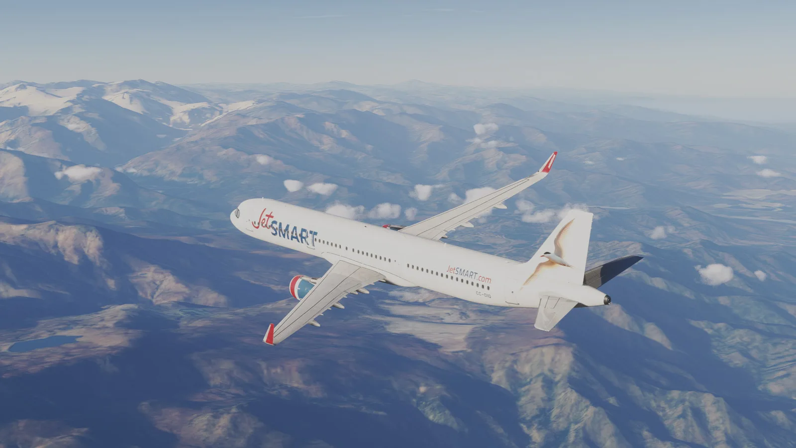 Airbus A321 JetSMART CC-DIQ Gaviotín Elegante (CFM)
