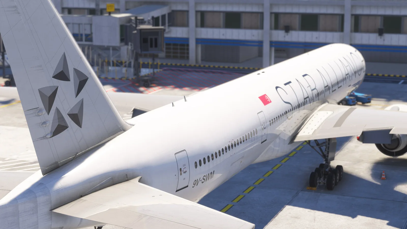 Boeing 777-300ER Singapore Airlines Star Alliance (9V-SWM) — Gallery 13