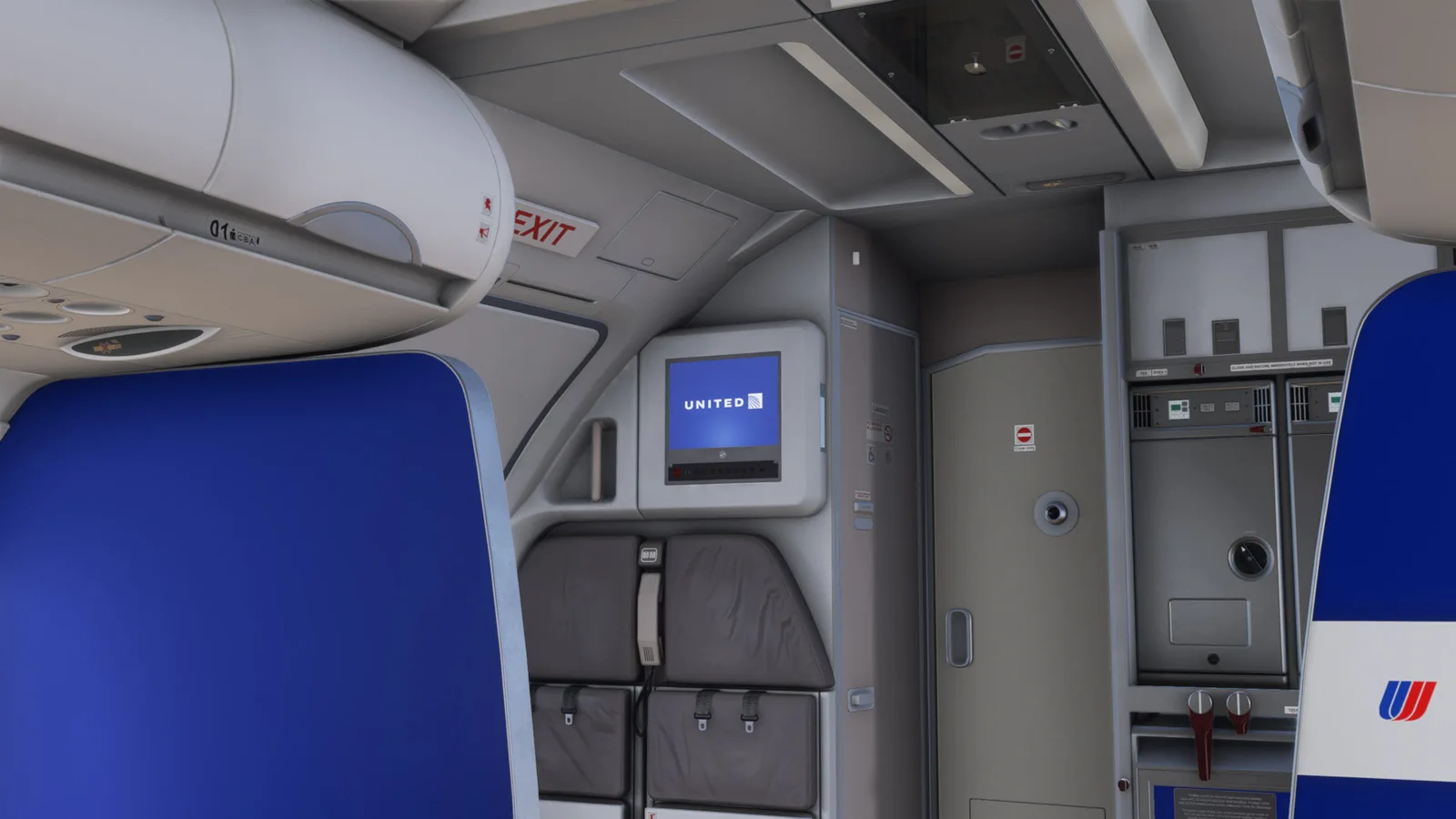 Airbus A320 United Blue Tulip (N873UA) Fictional — Gallery 29