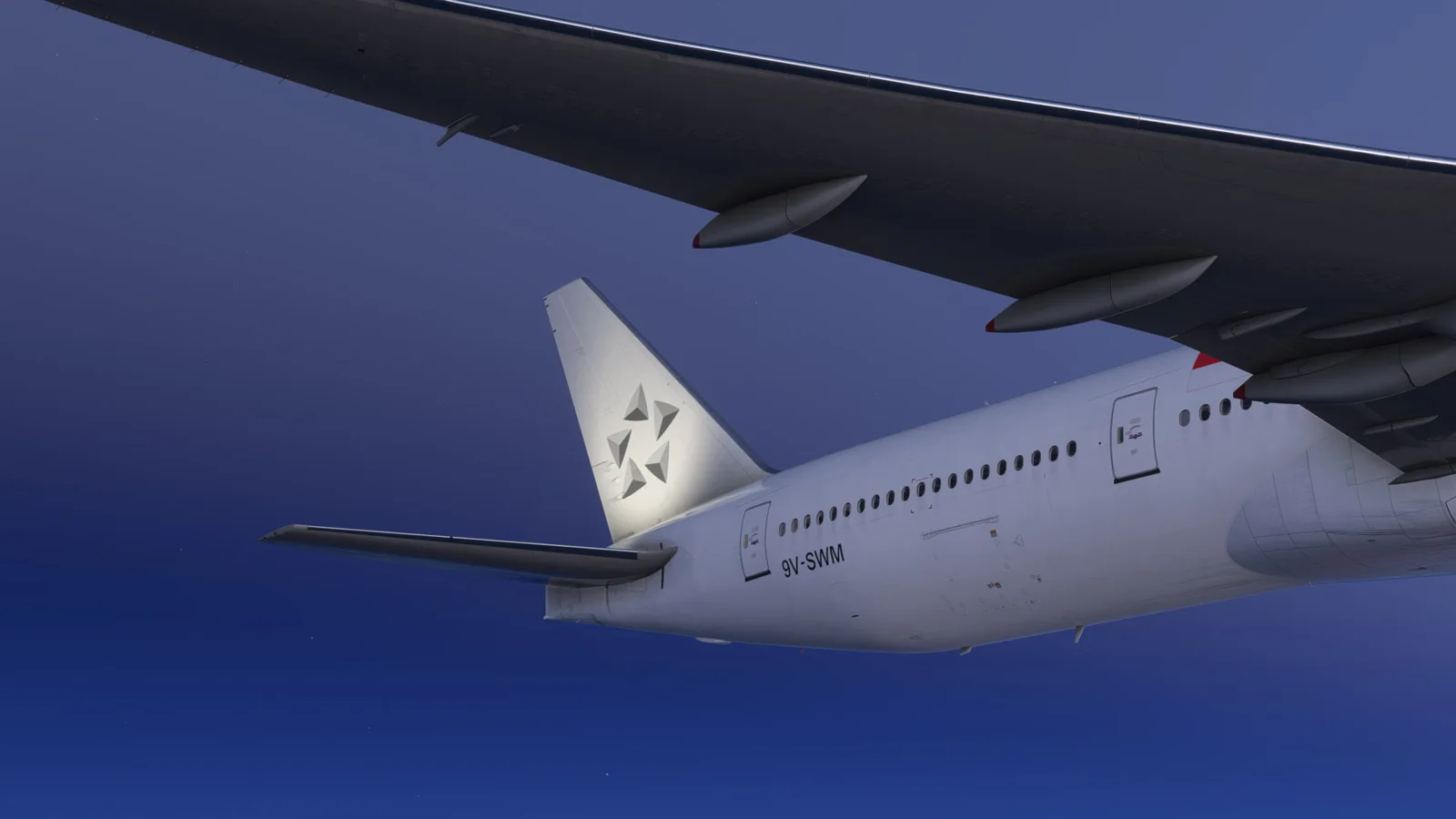 Boeing 777-300ER Singapore Airlines Star Alliance (9V-SWM) — Gallery 2