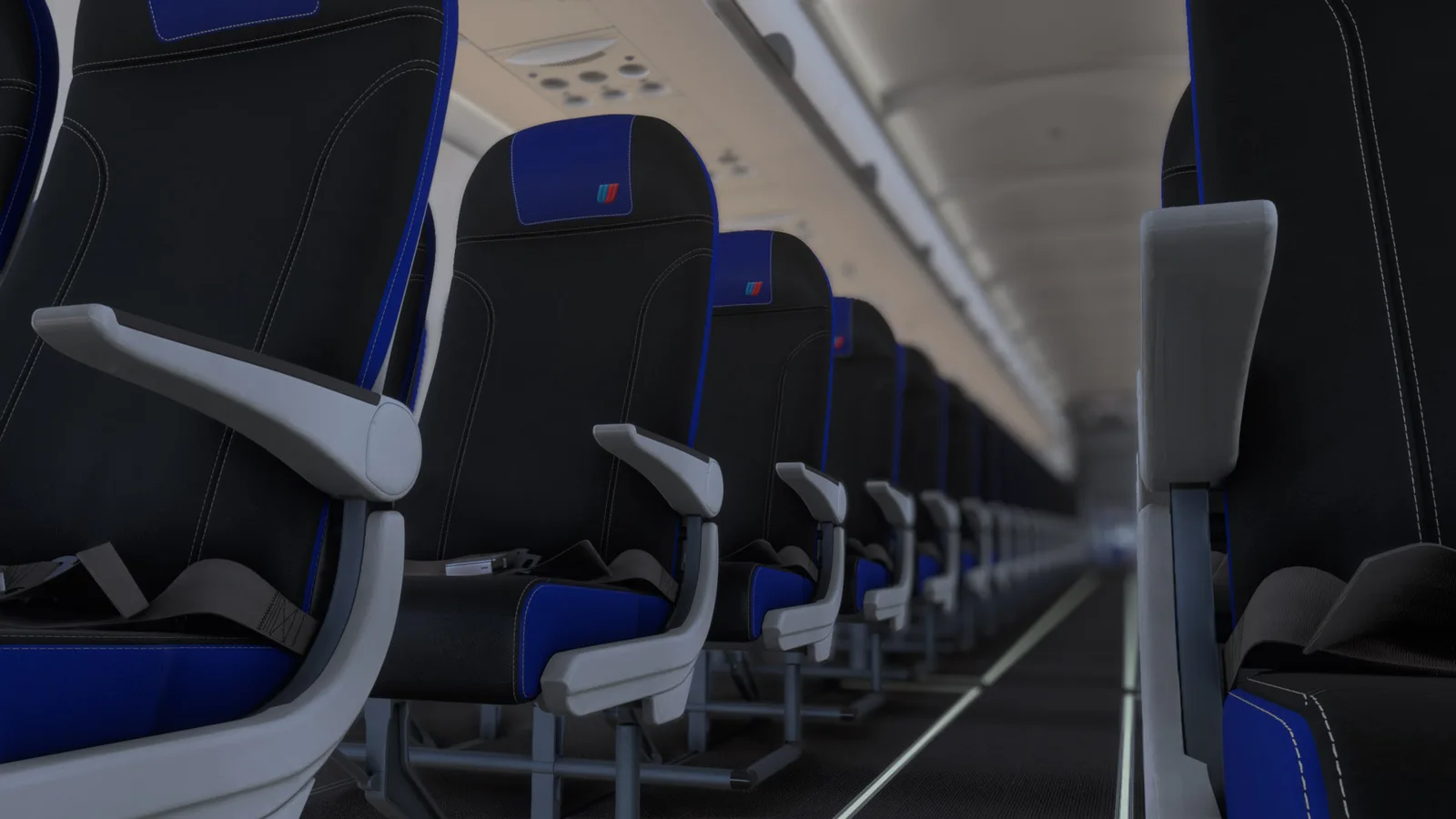 Airbus A320 United Blue Tulip (N873UA) Fictional — Gallery 30