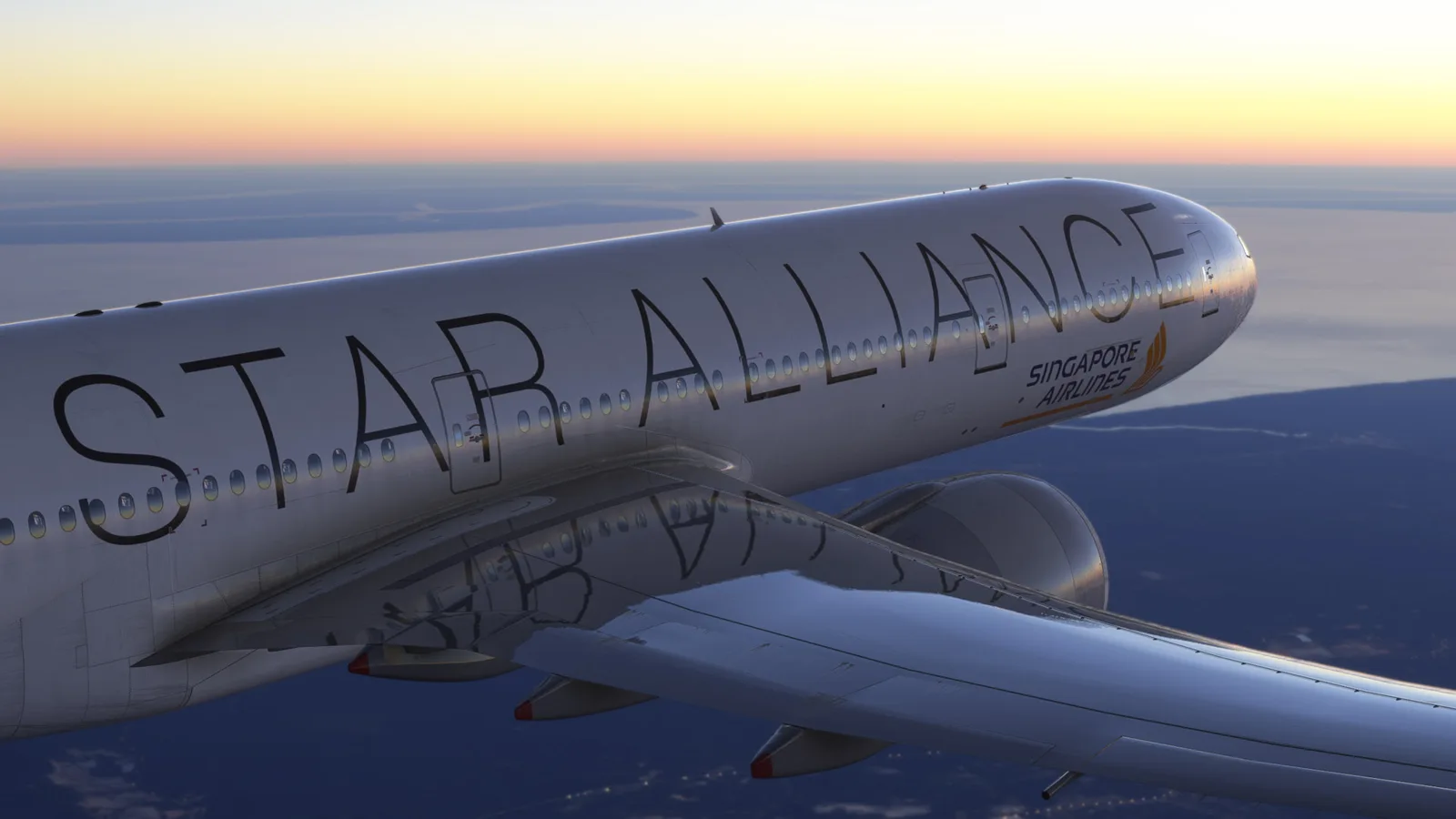 Boeing 777-300ER Singapore Airlines Star Alliance (9V-SWM) — Gallery 5