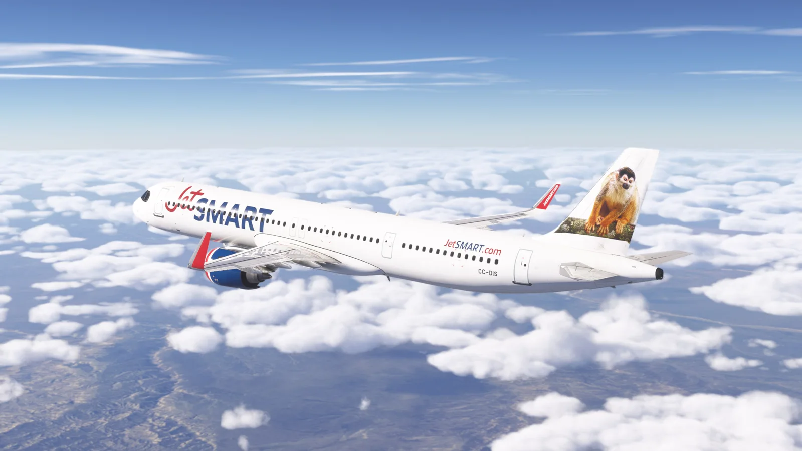 Airbus A321neo JetSMART (CC-DIS) Mono Ardilla — Gallery 10