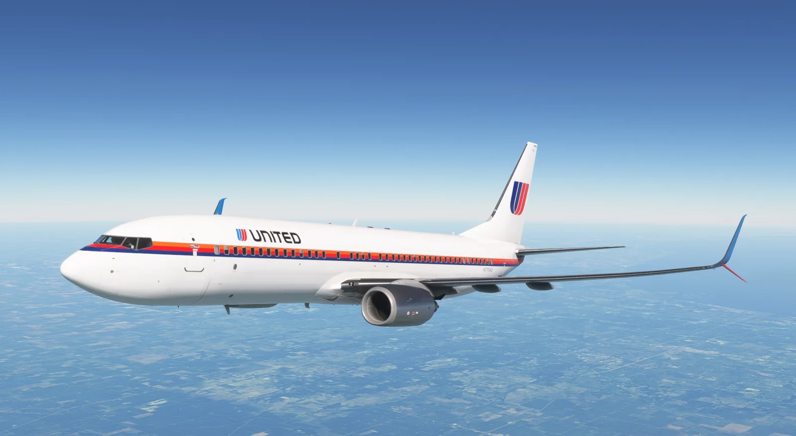 Boeing 737-800 United "Saul Bass" (N77542) — Gallery 5